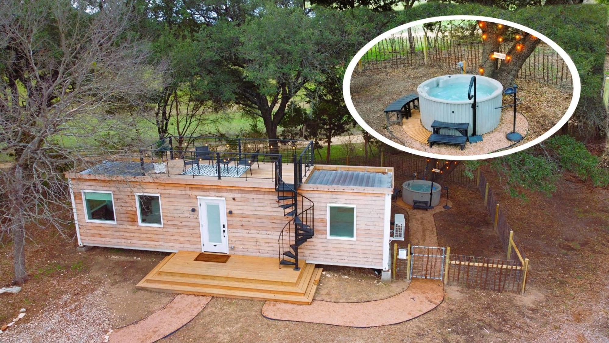 The Lonely Bull Luxury Container Home On 5 Acres Weatherford Esterno foto